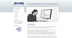 Desktop Screenshot of ki-on.de